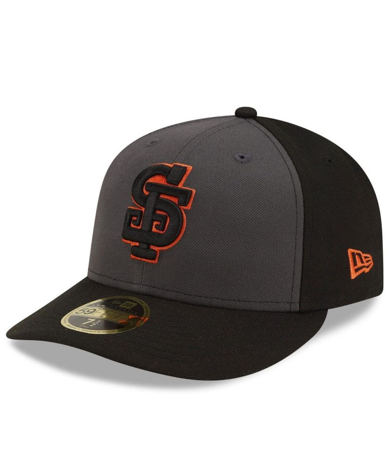 Men's Gray/Black San Francisco Giants Authentic Collection Alternate Low Profile 59FIFTY Fitted Hat