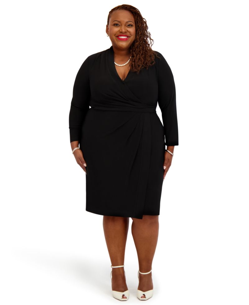 Women's City Wrap V-Neck Dress