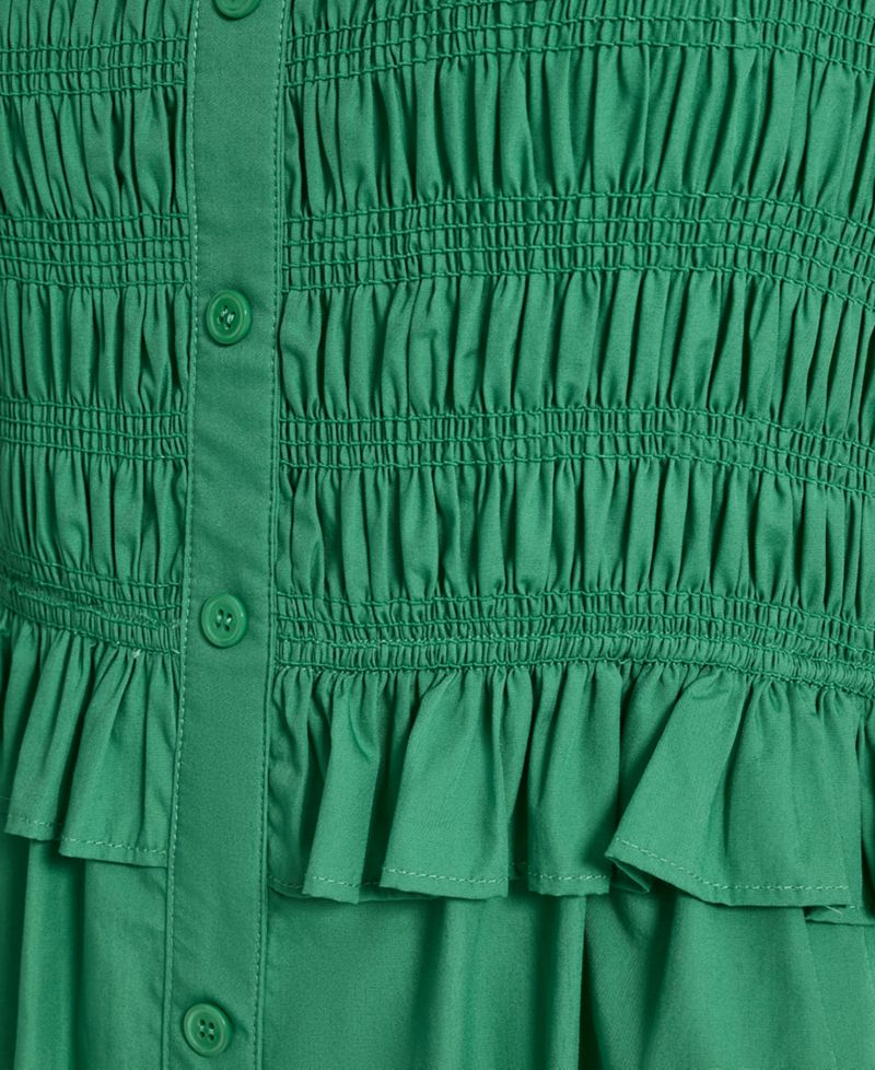 Petite Square Neck Midi Dress