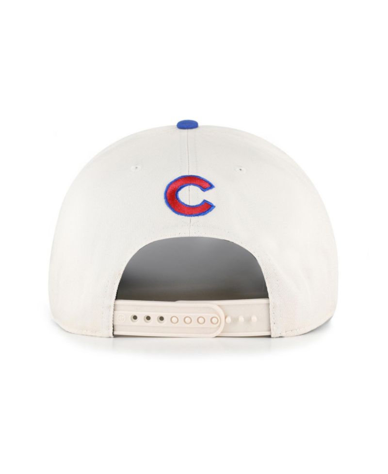Men's Natural/Royal Chicago Cubs Rope Script Hitch Adjustable Hat
