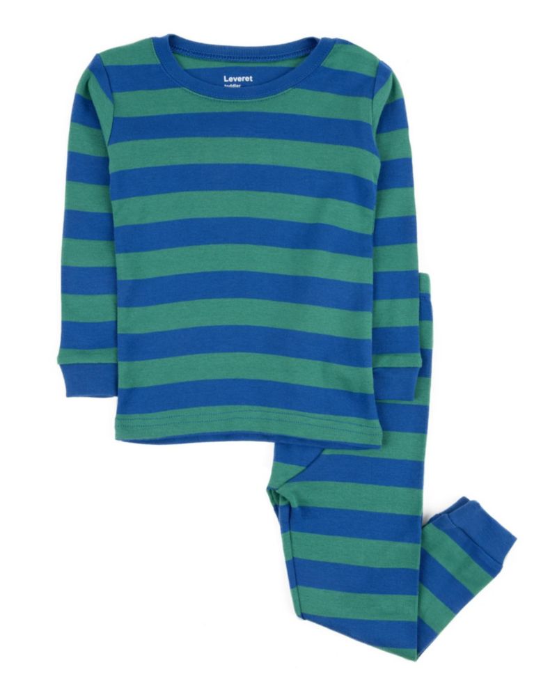 Baby Matching Family Two Piece Cotton Long Sleeve Striped Pajamas 03M-24M