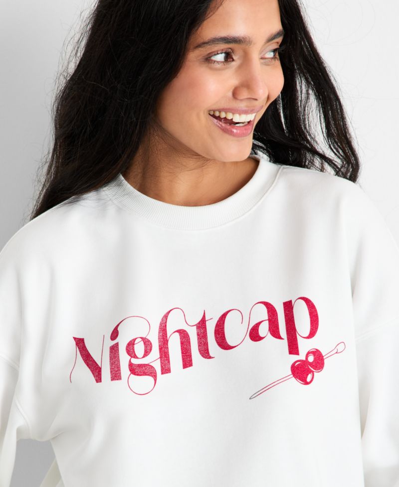 Women's Nightcap French Terry Graphic Sweatshirt