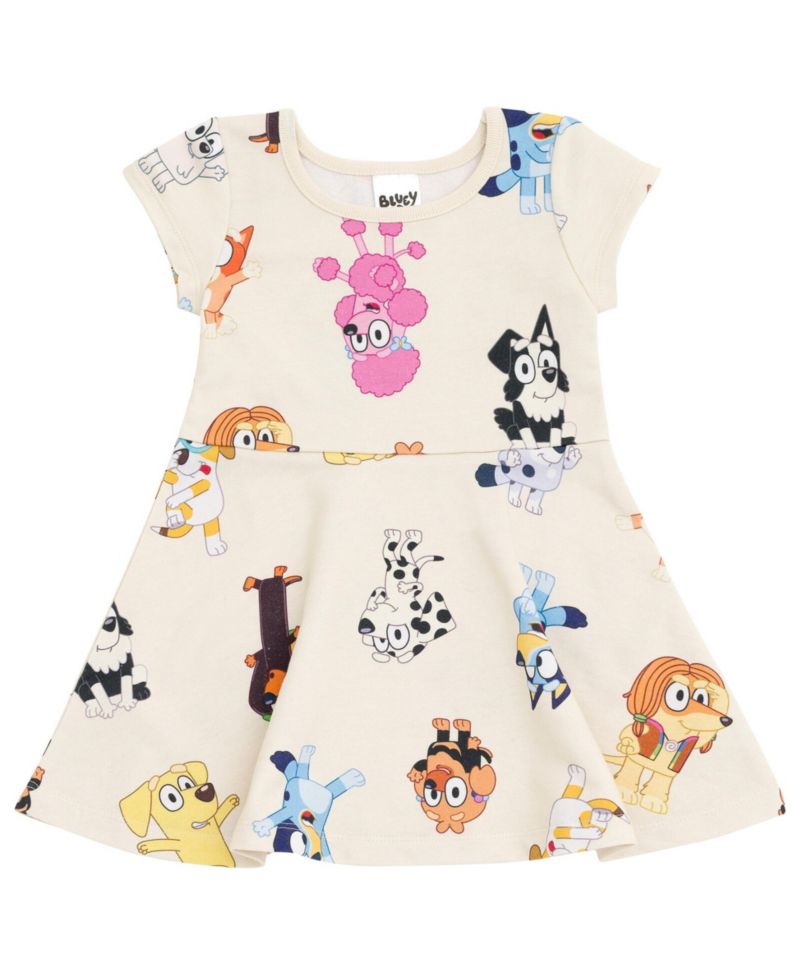Character Print Girls' 6-12 Dress Infants to Big Kids
