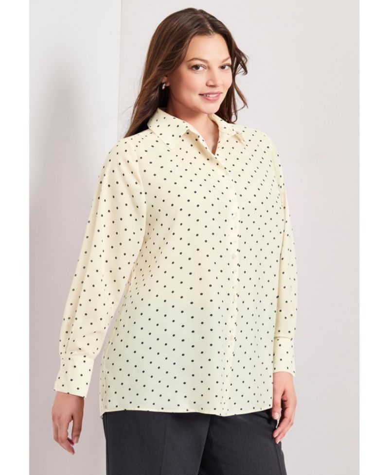 Women's Button Front Blouse