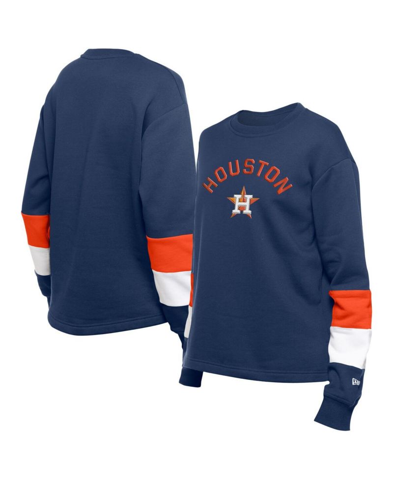 Women's Navy Houston Astros Game Day Color Pullover Sweatshirt