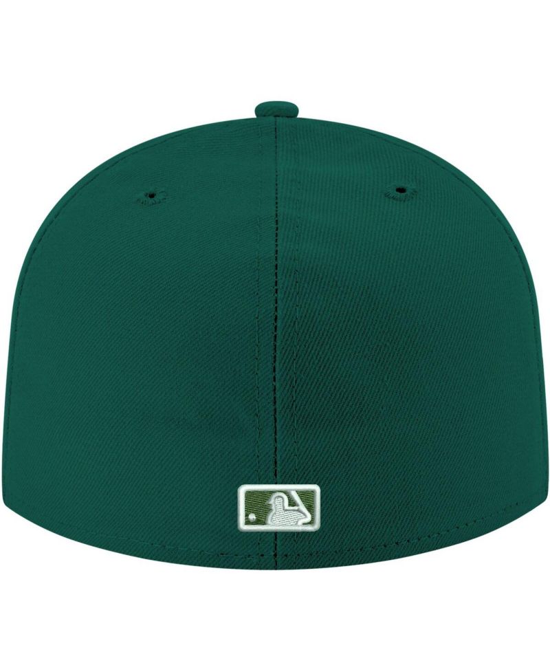 Men's Green Chicago Cubs White Logo 59FIFTY Fitted Hat