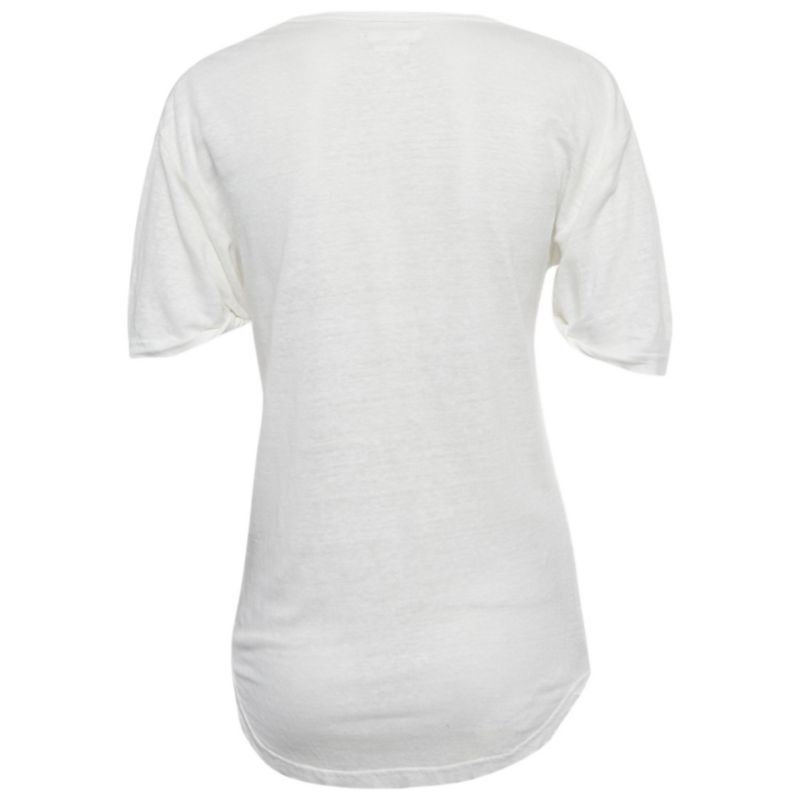 Women's Etoile Foil Logo Print Linen Jersey Top