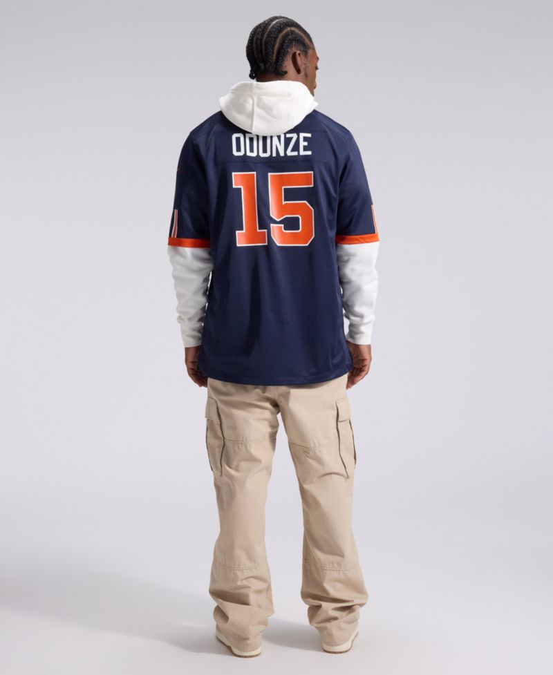 Men's Rome Odunze Navy Chicago Bears 2026 Rivalries Collection Game Jersey