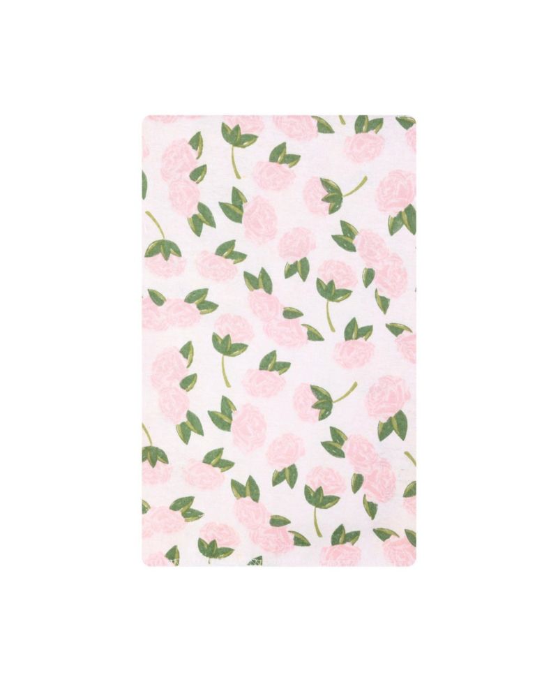 Girl Cotton Poly Flannel Burp Cloths, One Size