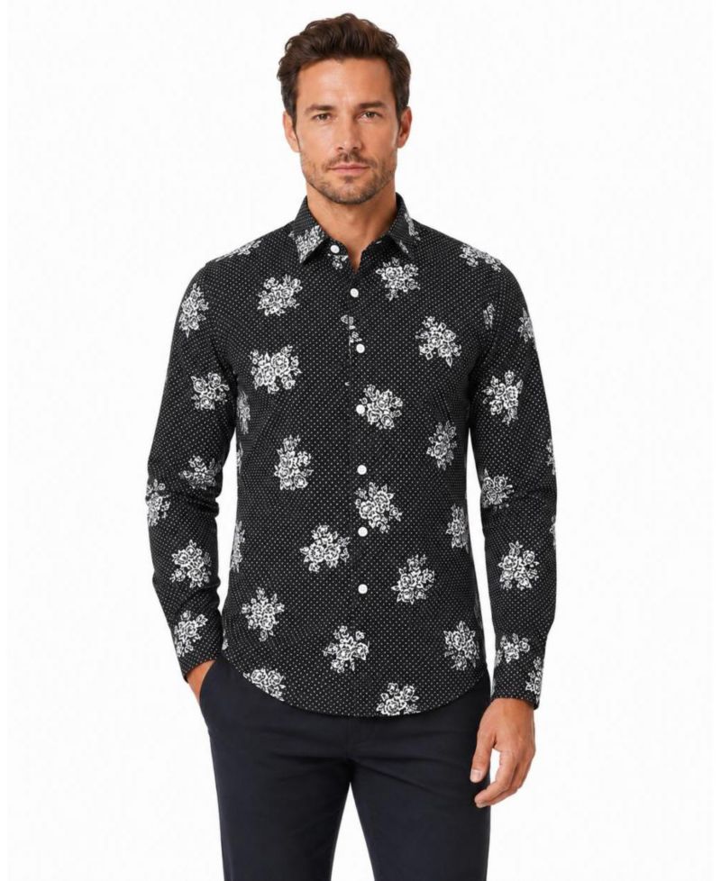 Men's Slim Fit Button-Down Shirt