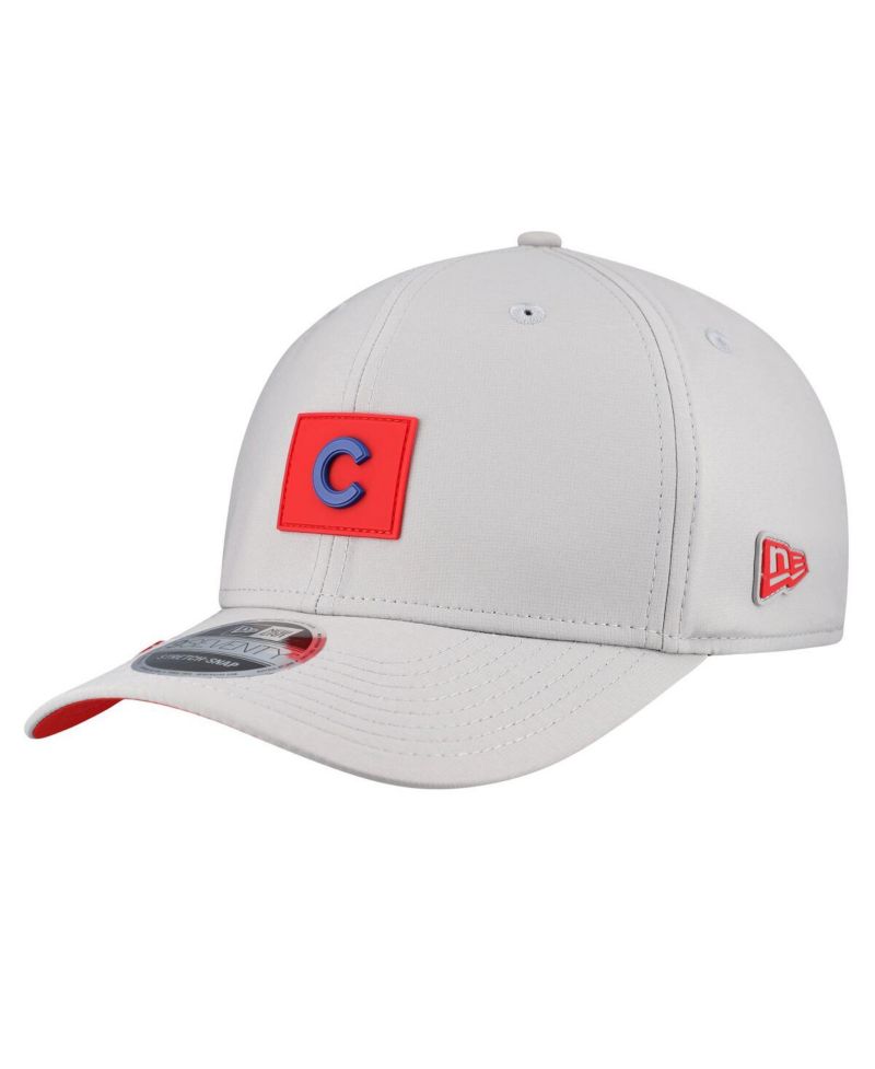 Men's Gray Chicago Cubs 2026 Clubhouse 9SEVENTY Adjustable Hat