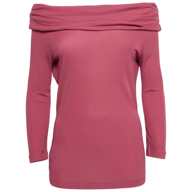 Women's Cheap Stretch Knit Off Shoulder Top