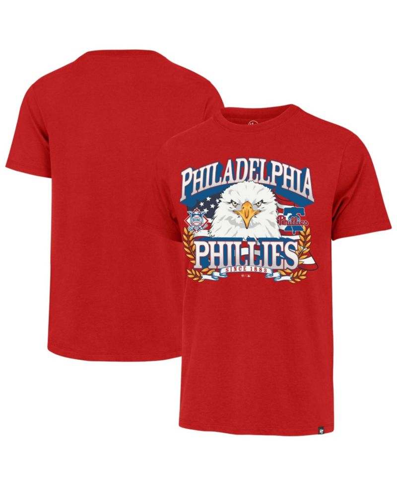 Men's Red Philadelphia Phillies Americana Eagle T-Shirt