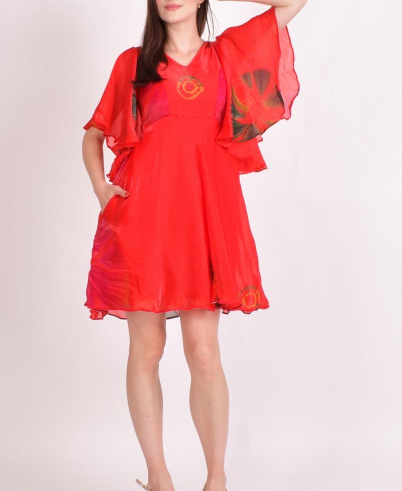 Women's Biha Hand Tie Mini Dress