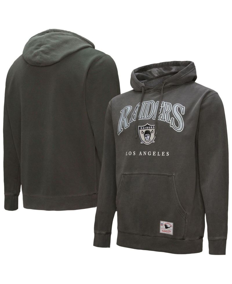Gray Los Angeles Raiders Slot Pullover Hoodie
