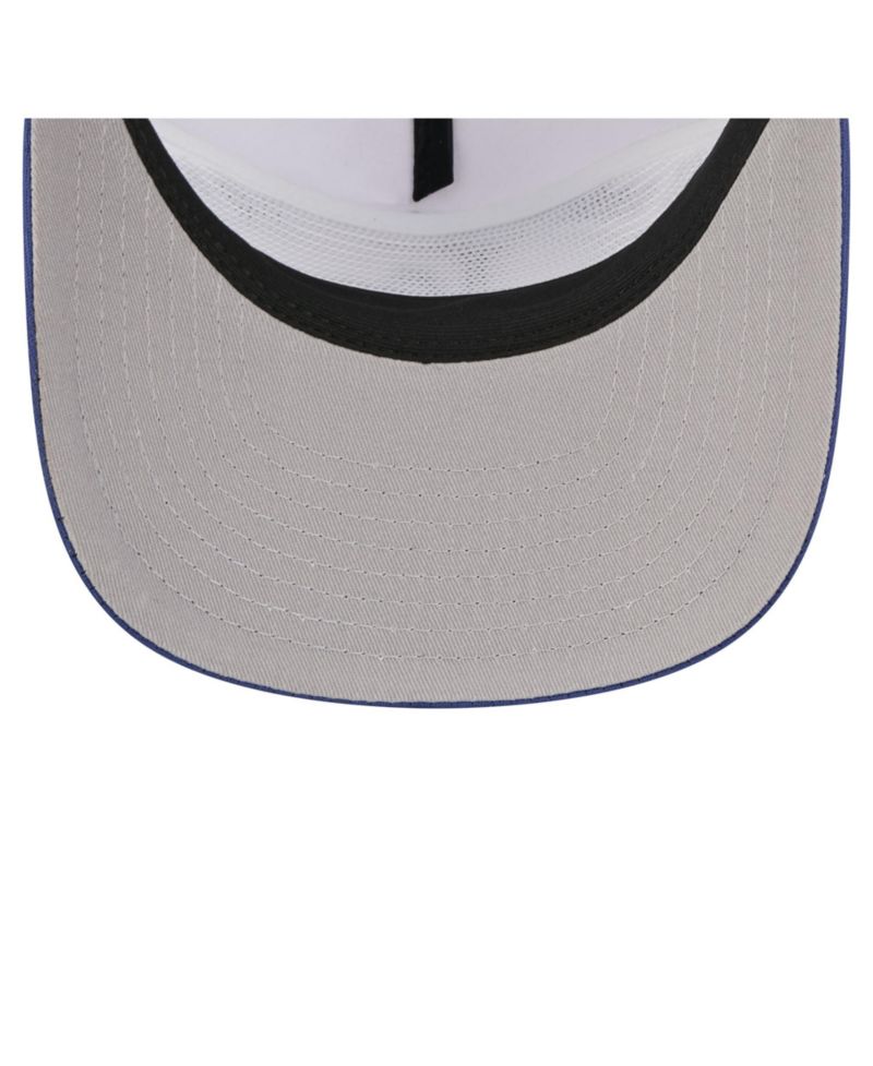 Men's White/Royal Los Angeles Dodgers Retro Cut 19TWENTY Adjustable Trucker Hat