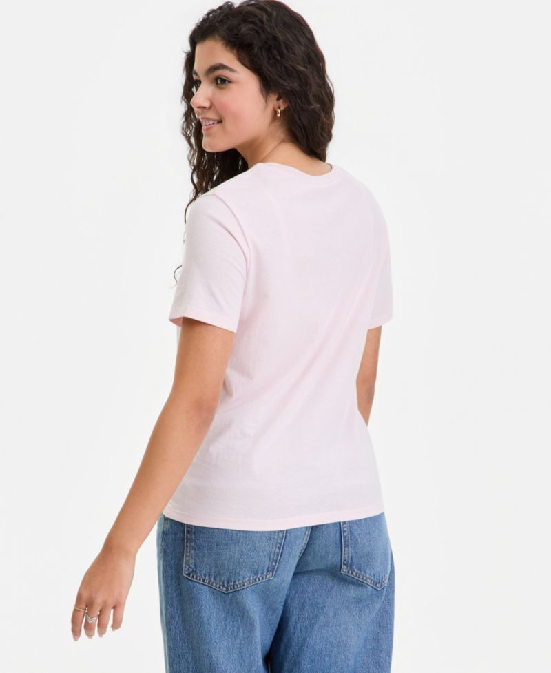 Juniors' Diet Coke Bow Graphic-Print Tee
