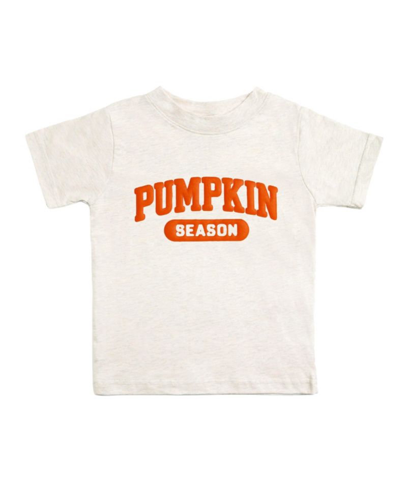 Big Boys Pumpkin Season Puff Ink Short Sleeve T-Shirt