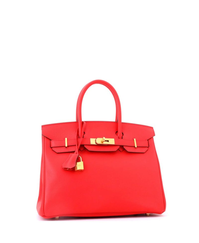 Birkin 30 Handbag Pink Epsom with Gold Hardware