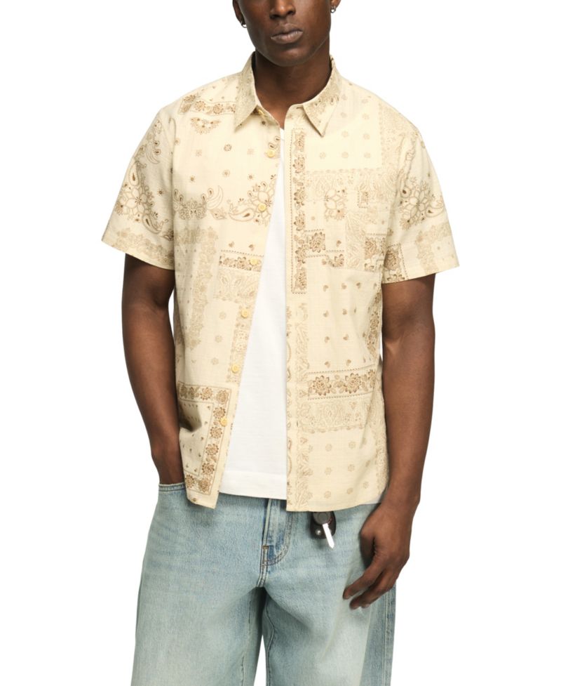 Men's San Gabriel Printed Short-Sleeve Shirt