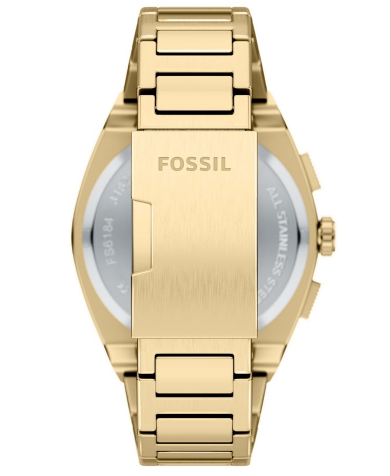 Men's Everett Chronograph Gold-Tone Stainless Steel Watch 44mm