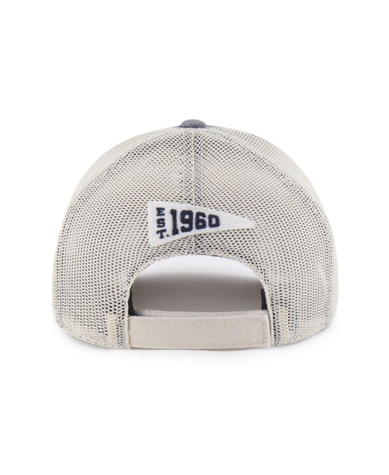 Men's '47 Charcoal Dallas Cowboys Well-Worn Egremont Adjustable Trucker Hat