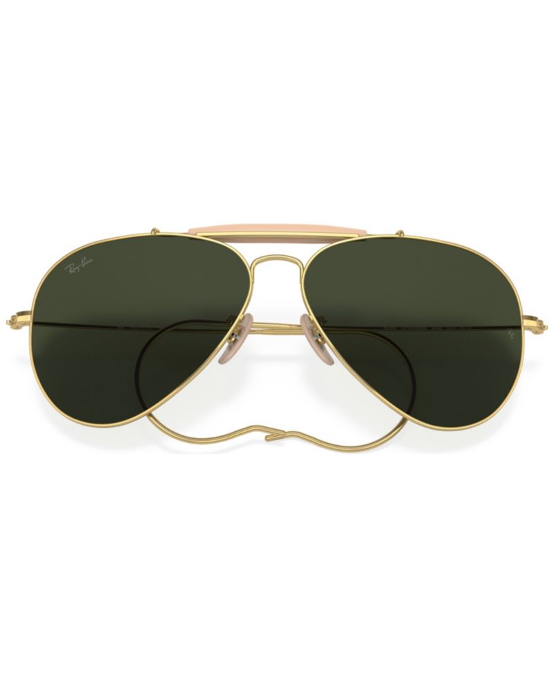 Unisex Outdoorsman Aviation Collection Sunglasses, RB303058-X 58