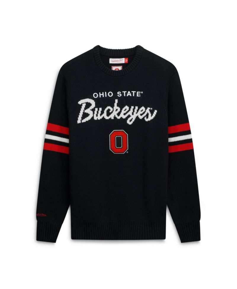 Men's Black Ohio State Buckeyes Head Coach Sweater