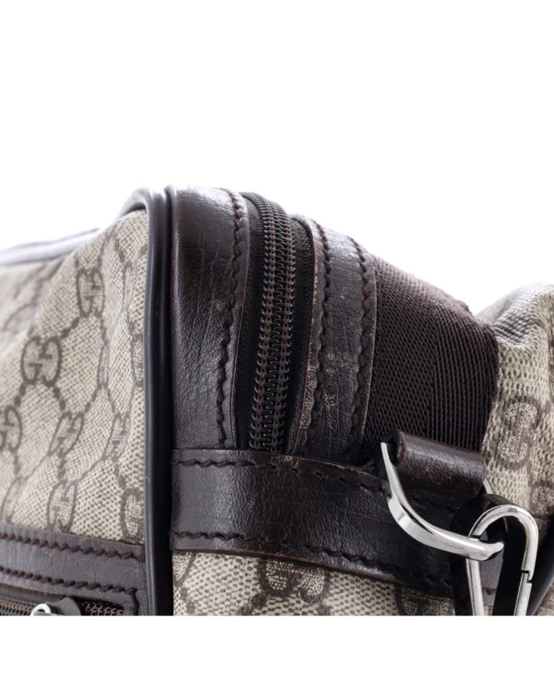 Large Front Zip Camera Bag GG Coated Canvas