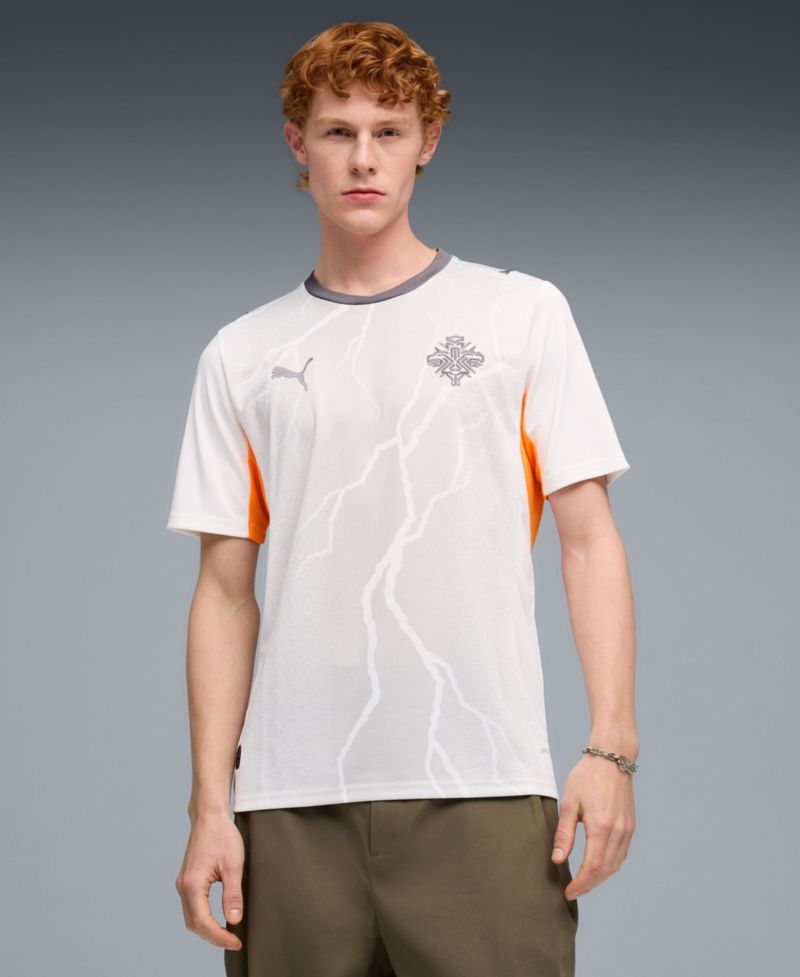 Men's White Iceland National Team 2026 Away Replica Jersey