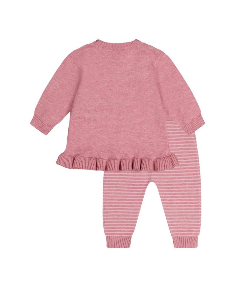 Baby Girls (3M-24M) Knitted Top and Pants Set