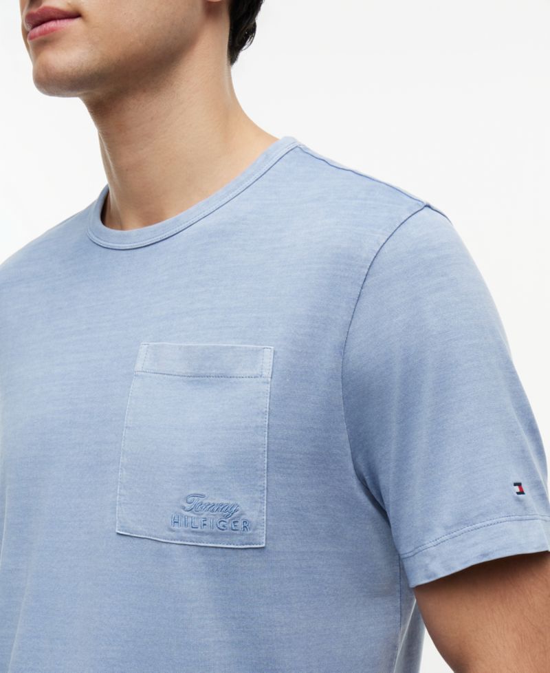 Men's Regular-Fit Smooth Touch Garment Dye Pocket T-Shirt