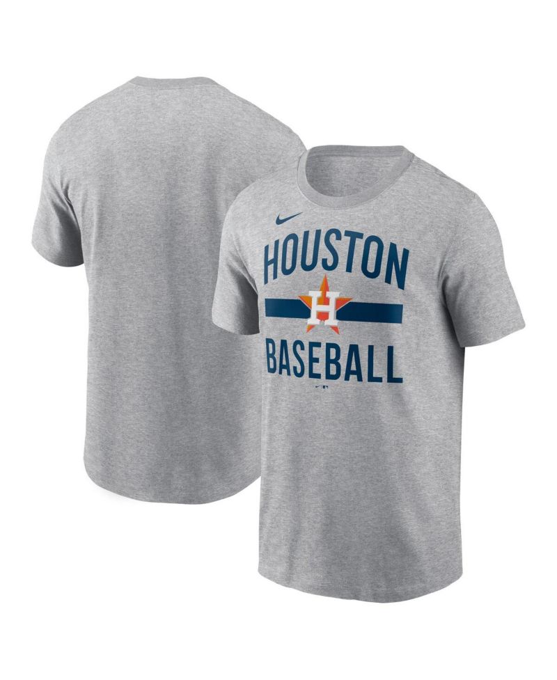 Men's Heather Gray Houston Astros Arched T-Shirt