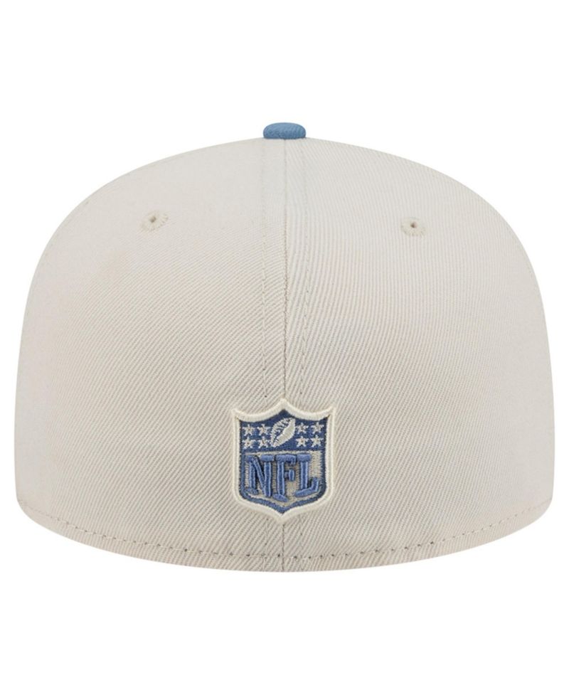 Men's Cream/Blue Philadelphia Eagles Color Pack 59FIFTY Fitted Hat