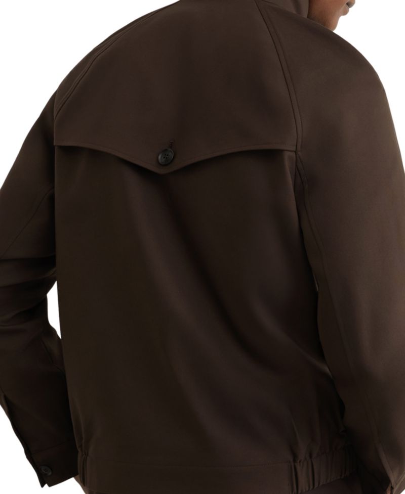 Men's Romano Cotton-Blend Harrington Jacket