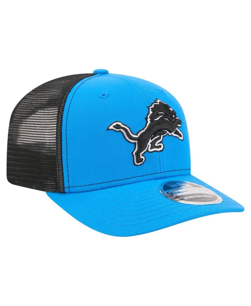 Men's Blue Detroit Lions 9SEVENTY Trucker Adjustable Hat