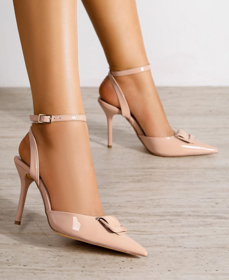 Women's Cindee Patent Buckle Stiletto Pumps