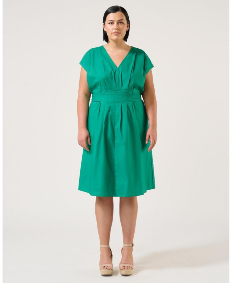 Women's Rebekah V-Neck Cotton Mini Dress