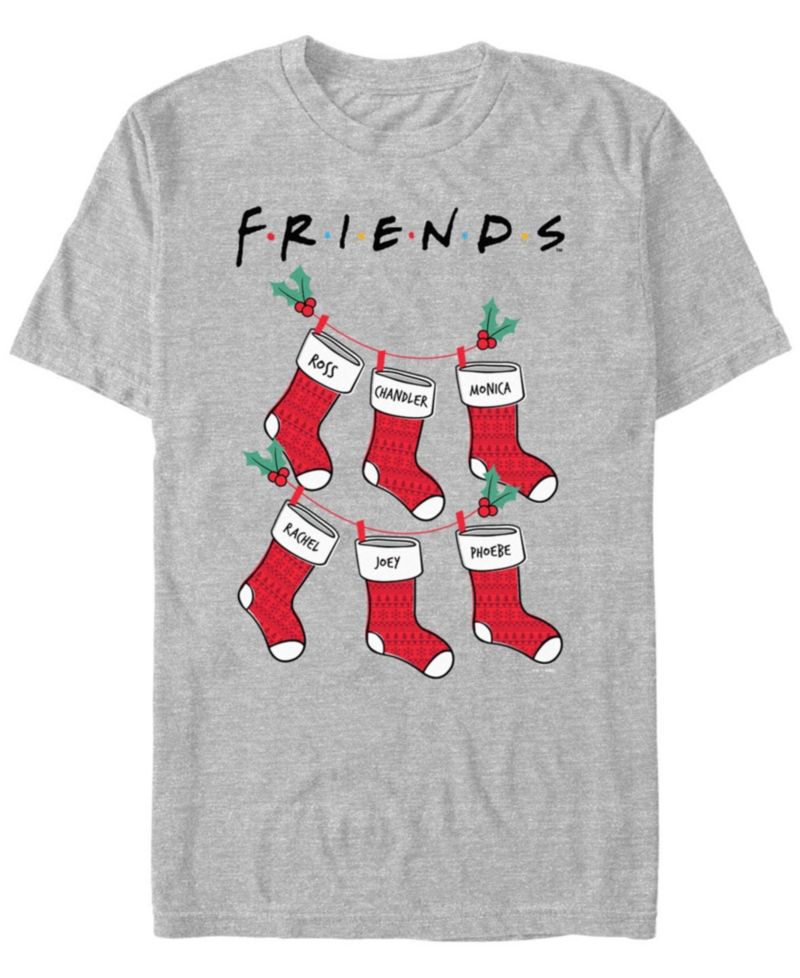 Men's Friends Stockings Short Sleeve T-Shirt