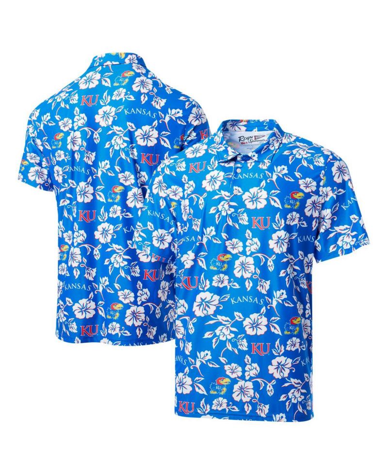 Men's Royal Kansas Jayhawks Performance Polo Shirt