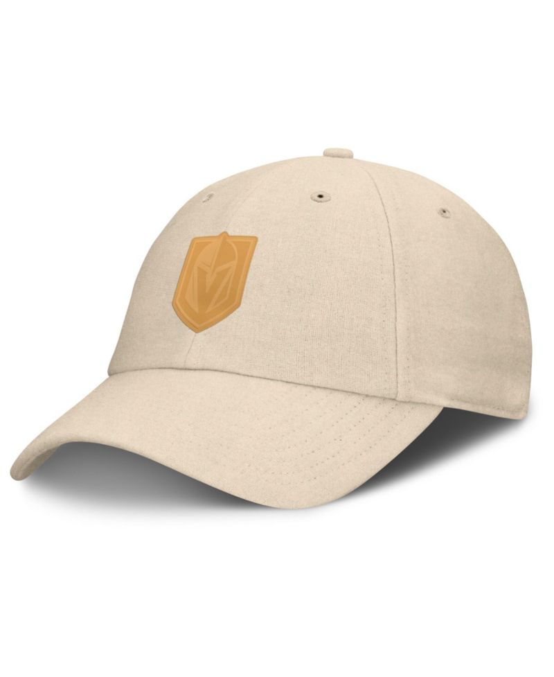 Men's Tan Vegas Golden Knights Front Office Canvas Adjustable Hat