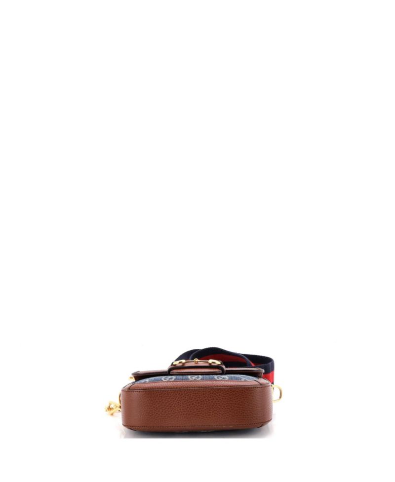 Mini Horsebit 1955 Shoulder Bag GG Denim