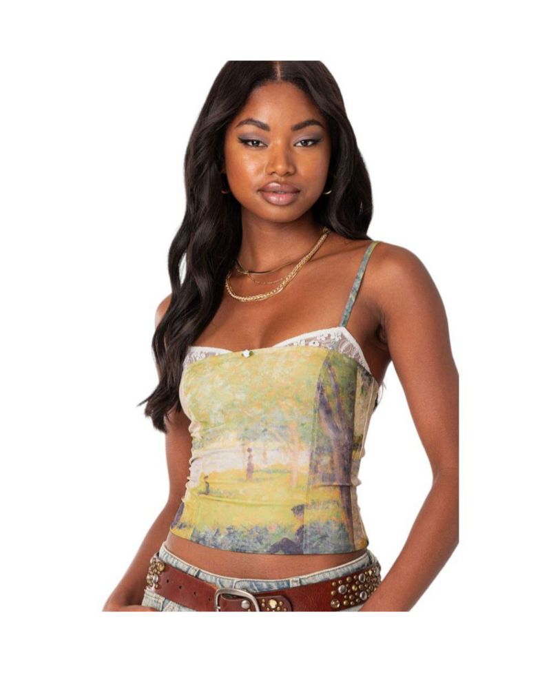 Women's Picture perfect lace bra top