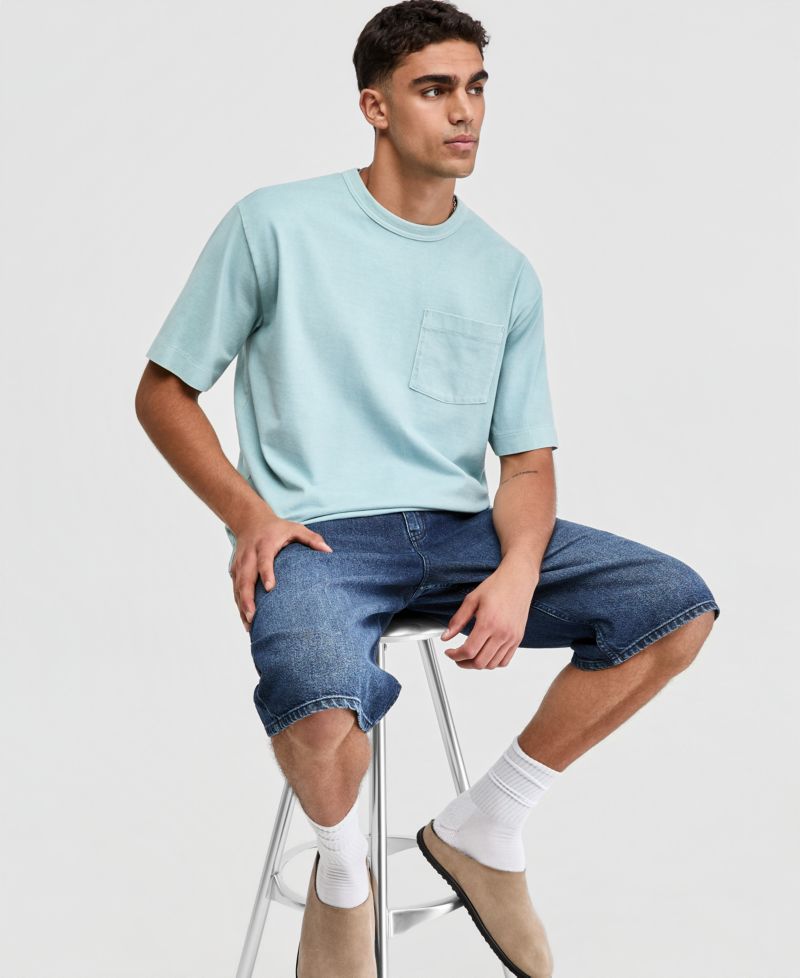 Men's Relaxed-Fit Washed Pocket T-Shirt, Macy's Exclusive