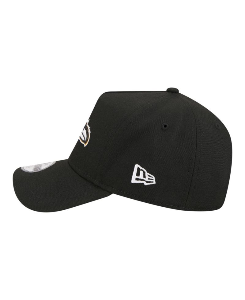 Big Boys and Girls Black Baltimore Ravens 9FORTY A-Frame Adjustable Hat