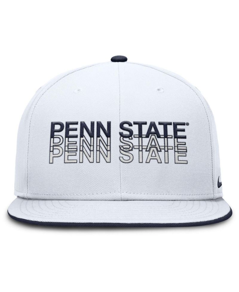 Men's White Penn State Nittany Lions True Primetime Performance Fitted Hat