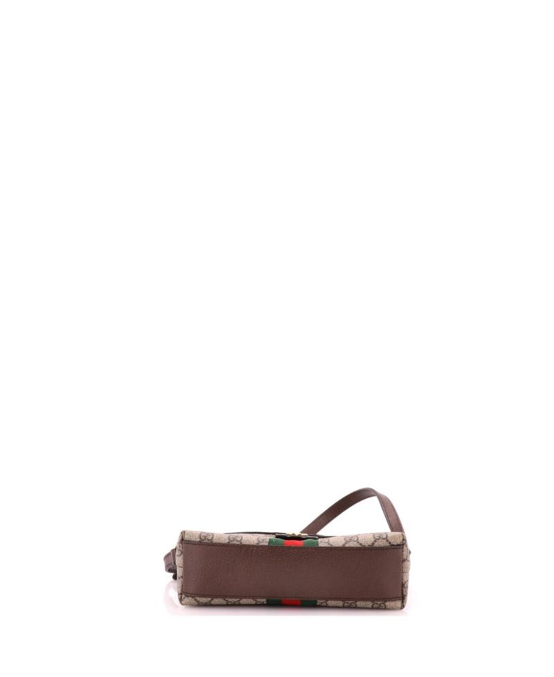 Small Ophidia Dome Shoulder Bag GG Coated Canvas