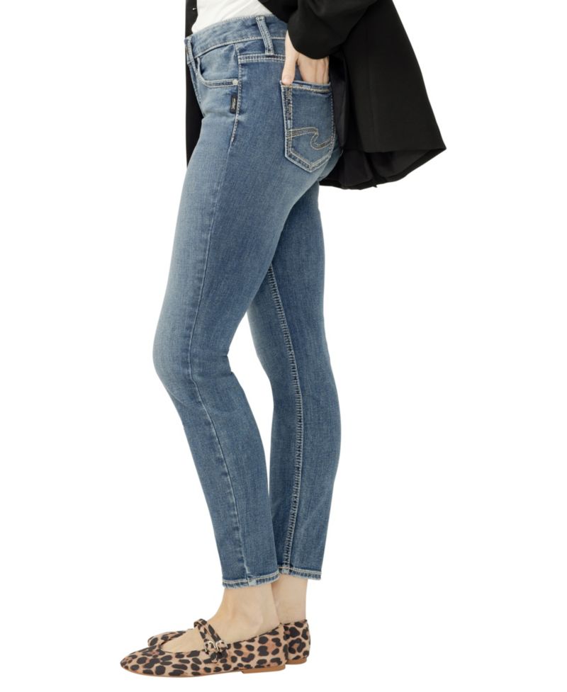 Women's Suki Curvy Fit Mid-Rise Medium Wash Jeans