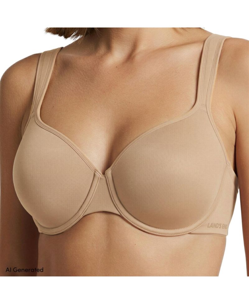 Women's Full Coverage Bra True Solutions Light Weight Microfiber Basics