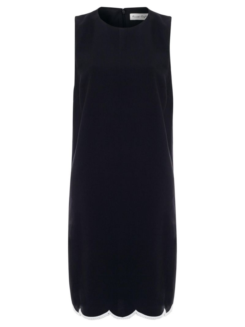 Women's Marta Scalloped Hem Shift Dress